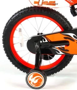 Volare Motorbike Kinderfiets - Jongens - 16 Inch - Oranje - 95% Afgemonteerd -Abus Fiets Deals Store 1022x1200