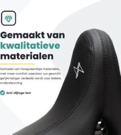 Voltano City XXXL Fietszadel Met Uitsparing – Unisex Extra Breed Fietszadel – Tegen Zadelpijn – 100% Waterdicht – Incl. Gratis Zadelstrop - Zwart 16 Voltano City XXXL Fietszadel Met Uitsparing – Unisex Extra Breed Fietszadel – Tegen Zadelpijn – 100% Waterdicht – Incl. Gratis Zadelstrop - Zwart -Abus Fiets Deals Store 1075x1200