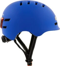 Sajan Fietshelm - Skatehelm Helm Mat-Blauw - LED Verlichting - Maat-S -Abus Fiets Deals Store 1094x1200