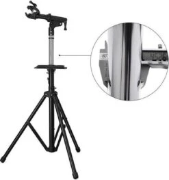 Merkloos Decopatent® PRO Montagestandaard Fiets - 360° Draaibaar - Verstelbaar + Gereedschapsbakje - Fiets Montage Reparatie Standaard -Abus Fiets Deals Store 1127x1200 1