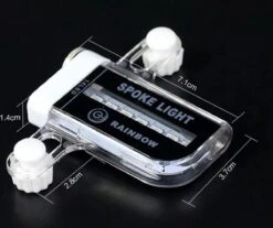 Spaakverlichting- Spaakverlichting Met Bewegingssenor- Spaakverlichting Kinderfiets- LED Voor Wiel- Waterdicht- 32 Verschillende Patronen- Makkelijk Te Installeren -Abus Fiets Deals Store 1200x1008