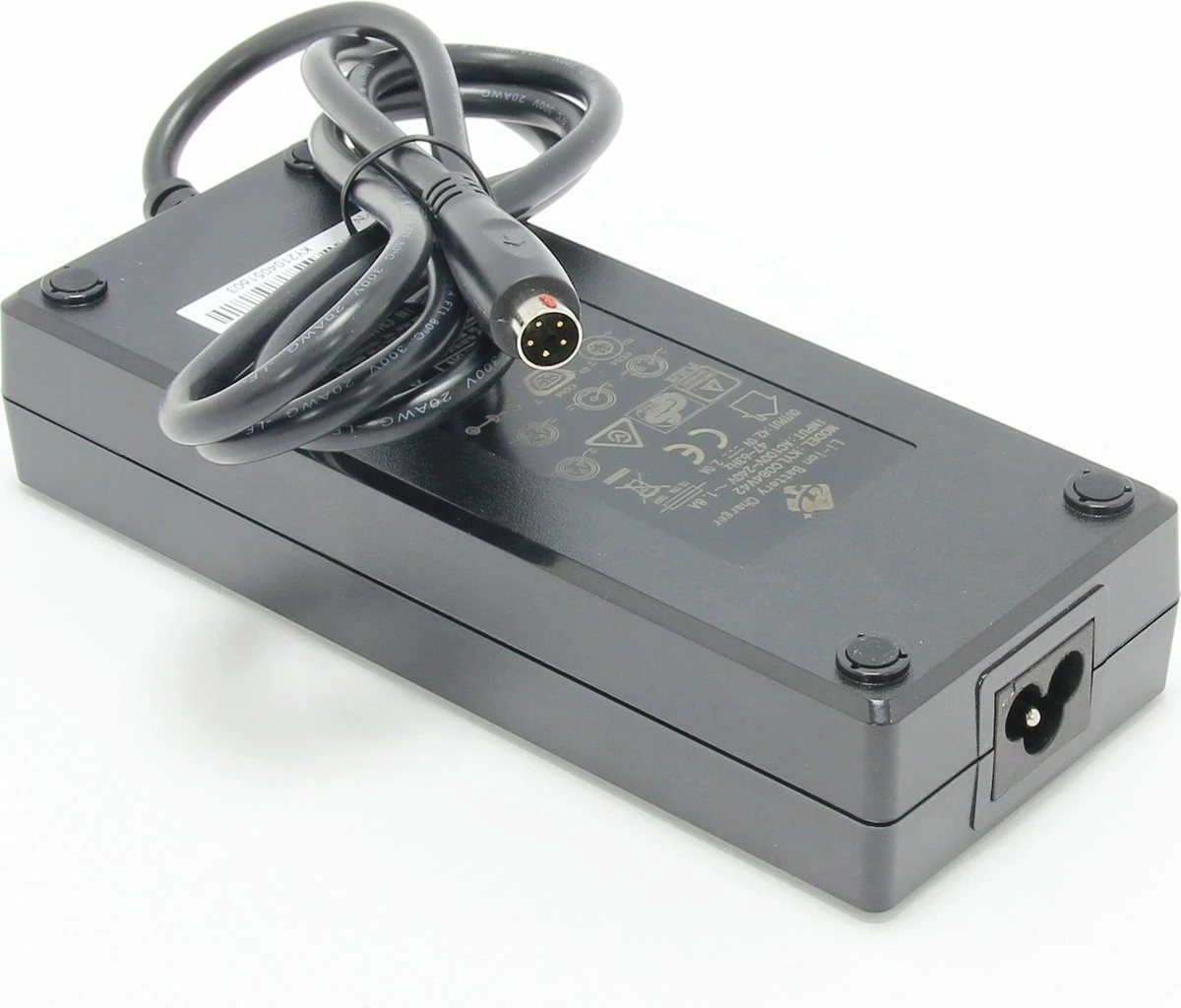 Acculader Stella - Elektrische Fietsoplader - 42v 2A Met 5-polige Ronde Connector 3 Acculader Stella - Elektrische Fietsoplader - 42v 2A Met 5-polige Ronde Connector - Afbeelding 3