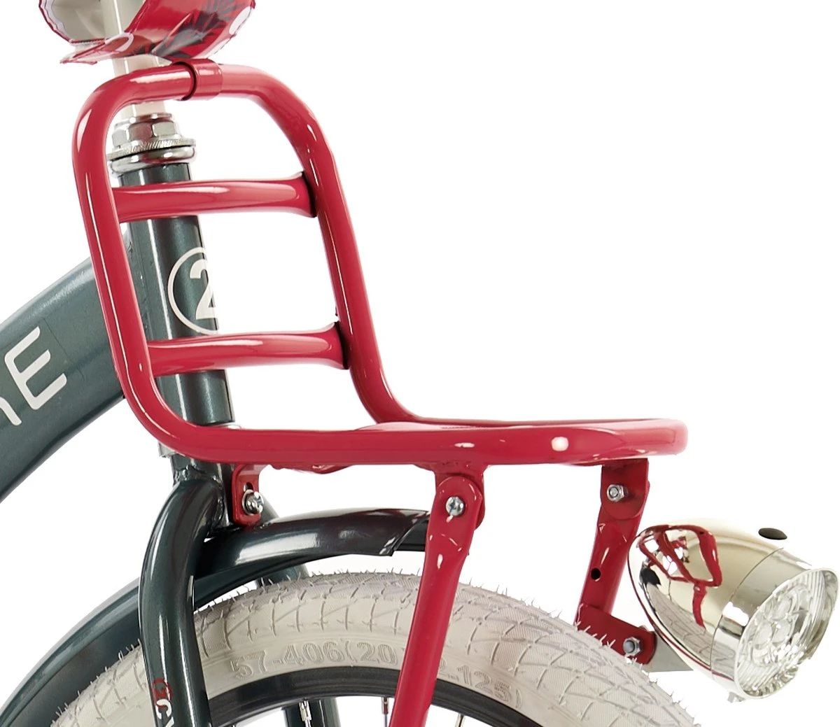 2Cycle Desire Kinderfiets - 20 Inch - Voordrager -Grijs-Roze - Meisjesfiets 3 2Cycle Desire Kinderfiets - 20 Inch - Voordrager -Grijs-Roze - Meisjesfiets - Afbeelding 3