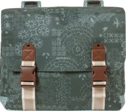 Basil Bohème Dubbele Fietstas - Groen - 35 Liter -Abus Fiets Deals Store 1200x1060