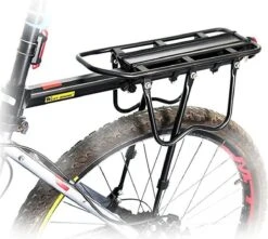 Merkloos Bagagedrager Fiets - Bagagerek Met Zadelpenbevestiging - Aluminium - Zwart - Geschikt Voor Mountainbike & Racefiets -Abus Fiets Deals Store 1200x1074