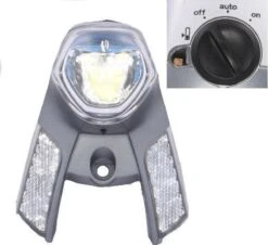 Gazelle Koplamp In-sight Batterij Voorvork Zilver 13 Cm -Abus Fiets Deals Store 1200x1097