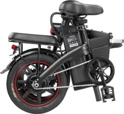 F-Wheel DYU A5 - Elektrische Vouwfiets - E Bike - 14 Inch - 7.5 Ah - 25km/u - Zwart -Abus Fiets Deals Store 1200x1102