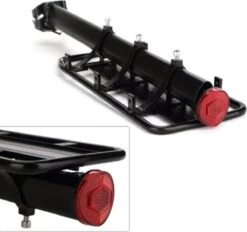 Merkloos Bagagedrager Fiets - Bagagerek Met Zadelpenbevestiging - Aluminium - Zwart - Geschikt Voor Mountainbike & Racefiets -Abus Fiets Deals Store 1200x1126