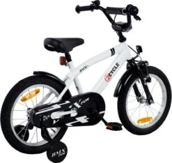 2Cycle BMX-Fun Kinderfiets - 16 Inch - Wit - Jongensfiets -Abus Fiets Deals Store 1200x1135