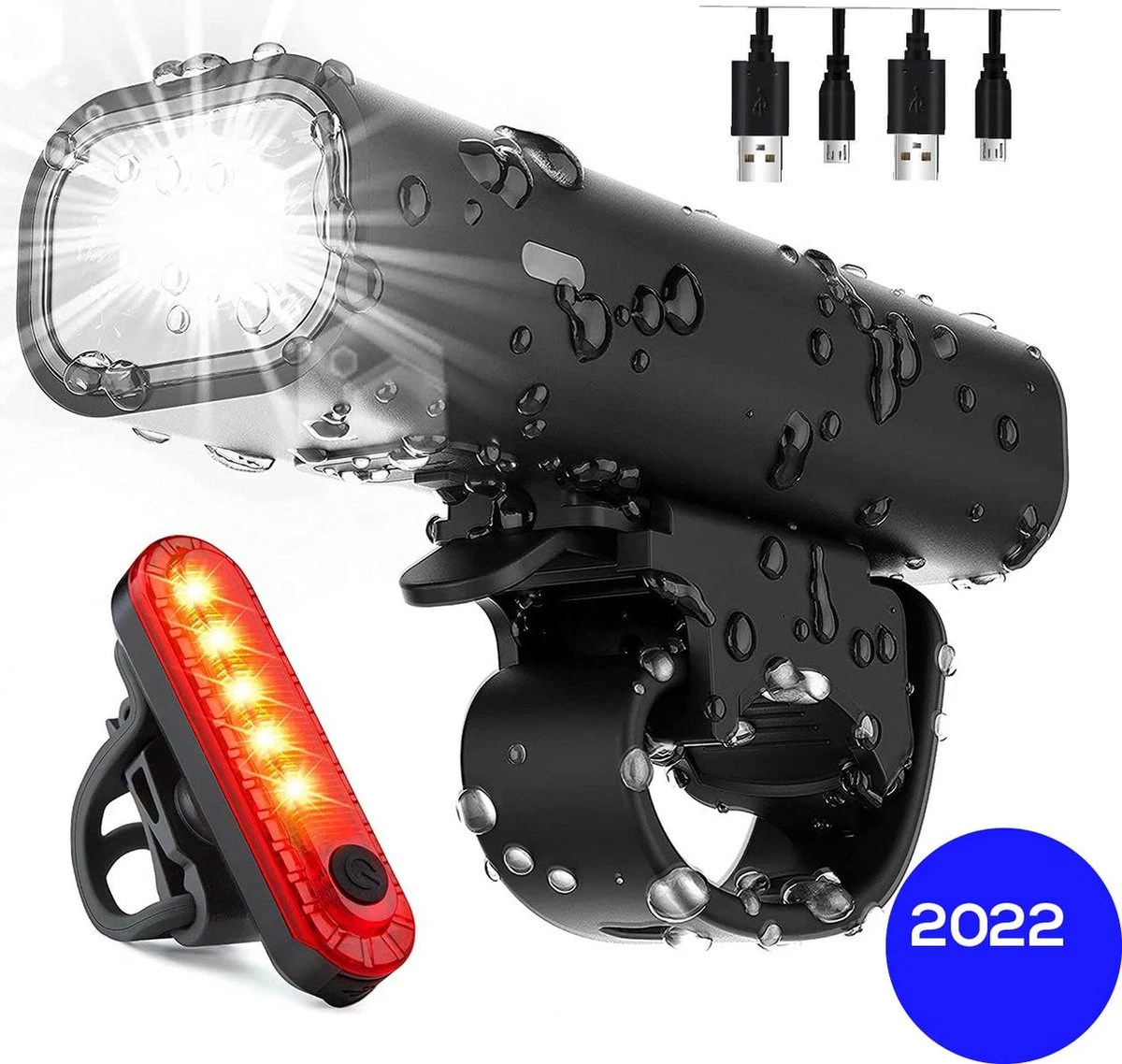 PRO LED 2022 Fietsverlichting Set - Racefiets Verlichting - Voorlicht En Achterlicht - Fietsaccessoires - USB Oplaadbaar - IP65 Waterdicht 11 PRO LED 2022 Fietsverlichting Set - Racefiets Verlichting - Voorlicht En Achterlicht - Fietsaccessoires - USB Oplaadbaar - IP65 Waterdicht - Afbeelding 11