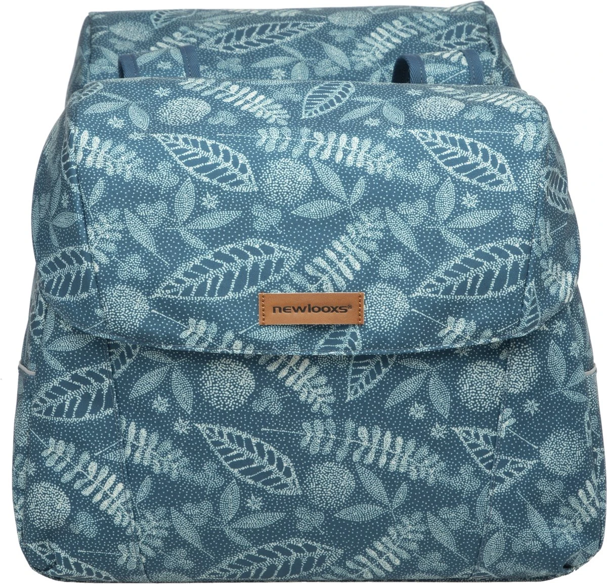 New Looxs Forest Joli Dubbele Fietstas - 37 Liter - Blauw 2 New Looxs Forest Joli Dubbele Fietstas - 37 Liter - Blauw - Afbeelding 2