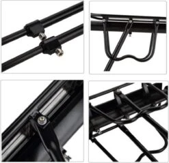 Merkloos Bagagedrager Fiets - Bagagerek Met Zadelpenbevestiging - Aluminium - Zwart - Geschikt Voor Mountainbike & Racefiets -Abus Fiets Deals Store 1200x1159 2