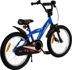 2Cycle Biker Kinderfiets - 18 Inch - Blauw - Jongensfiets -Abus Fiets Deals Store 1200x1159
