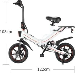 OUXI - V5 - 16 Inch - Elektrische Fiets - E Bike - Elektrische Vouwfiets - APP IOS/ Android - 500W Motor - 15Ah Lithuim Ion Batterij - Zwart -Abus Fiets Deals Store 1200x1160 1