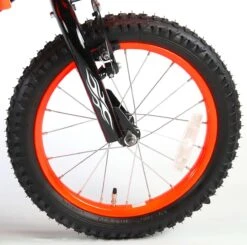 Volare Motorbike Kinderfiets - Jongens - 16 Inch - Oranje - 95% Afgemonteerd -Abus Fiets Deals Store 1200x1189