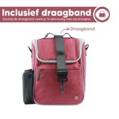 Bablue Stuurtas Fiets - Roze Fietstas - Met Regenhoes - Handig Te Bevestigen - Fietstas Enkel - Fietstas Stuur - Afneembaar - Stuurtas Fiets Waterproof - Schoudertas - Elektrische Fietsen - Stuurtas Met Smartphone Houder -Abus Fiets Deals Store 1200x1200 103