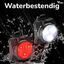VUBIO LED Fietsverlichting USB Oplaadbaar - Waterdichte Fietslampjes -Abus Fiets Deals Store 1200x1200 161