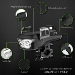 4-in-1 Fietslamp Voorlicht Mét Telefoonhouder - USB Oplaadbaar - Met Powerbank én Toeter - Racefiets Verlichting - Fietslicht Voorlicht Usb Oplaadbaar - Fietsverlichting Set - Licht Voor Fiets - Bike Light 10 4-in-1 Fietslamp Voorlicht Mét Telefoonhouder - USB Oplaadbaar - Met Powerbank én Toeter - Racefiets Verlichting - Fietslicht Voorlicht Usb Oplaadbaar - Fietsverlichting Set - Licht Voor Fiets - Bike Light -Abus Fiets Deals Store 1200x1200 200