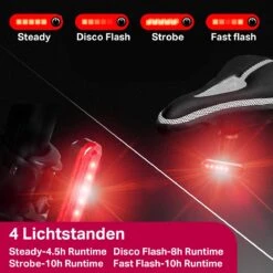 Transnect® – Fietsverlichting LED Set - Fietslampjes Voor En Achter Licht - 4 Lichtstanden – USB Oplaadbaar - Draagbaar – Waterdicht 12 Transnect® – Fietsverlichting LED Set - Fietslampjes Voor En Achter Licht - 4 Lichtstanden – USB Oplaadbaar - Draagbaar – Waterdicht -Abus Fiets Deals Store 1200x1200 205
