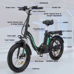 HITWAY E Bike Elektrische Fiets 20 Inch Dikke Band Opvouwbare Elektrische Fiets, 250W/36V/11,2Ah Batterij, Max. Bereik Tot 35-90km, Off-road Mountainbike Met Shimano 7 Versnellingen, Stad EBike Heren Dames -Abus Fiets Deals Store 1200x1200 21
