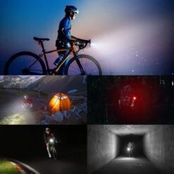 BOTC Fietsverlichting USB Oplaadbaar - Oplaadbare USB Led Fietslamp - Voorlicht & Achterlicht - Waterdicht -Abus Fiets Deals Store 1200x1200 213