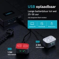 Inlustro Fietslamp Set - Voorlicht / Achterlicht - LED Fietslampjes Rood En Wit - Fietslicht Koplamp - Waterdicht - USB Oplaadbaar 12 Inlustro Fietslamp Set - Voorlicht / Achterlicht - LED Fietslampjes Rood En Wit - Fietslicht Koplamp - Waterdicht - USB Oplaadbaar -Abus Fiets Deals Store 1200x1200 221