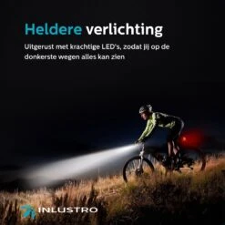 Inlustro Fietslamp Set - Voorlicht / Achterlicht - LED Fietslampjes Rood En Wit - Fietslicht Koplamp - Waterdicht - USB Oplaadbaar 14 Inlustro Fietslamp Set - Voorlicht / Achterlicht - LED Fietslampjes Rood En Wit - Fietslicht Koplamp - Waterdicht - USB Oplaadbaar -Abus Fiets Deals Store 1200x1200 223