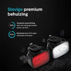 Inlustro Fietslamp Set - Voorlicht / Achterlicht - LED Fietslampjes Rood En Wit - Fietslicht Koplamp - Waterdicht - USB Oplaadbaar 15 Inlustro Fietslamp Set - Voorlicht / Achterlicht - LED Fietslampjes Rood En Wit - Fietslicht Koplamp - Waterdicht - USB Oplaadbaar -Abus Fiets Deals Store 1200x1200 224