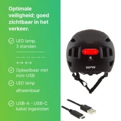 GOOFF® PILOT 3 In 1 Snorscooterhelm Met Afneembaar Vizier - Matzwart - Lichtgewicht Snorfiets Helm - NTA Gecertificeerd Speed Pedelec Helm - Geschikt Voor Blauw Kenteken Snorscooter En Snorfiets - Maat XL - Voor Vrouwen En Mannen -Abus Fiets Deals Store 1200x1200 242