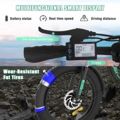 HITWAY E-Bike Elektrische Fiets 20 Inch Fat Tire E-Bicycle Vouwfiets, 250 W/36 V/11,2 Ah Accu, Max. Bereik Tot 35-90 Km, Offroad-mountainbike Met Shimano 7-versnellingen, City EBike Met Slot 9 HITWAY E-Bike Elektrische Fiets 20 Inch Fat Tire E-Bicycle Vouwfiets, 250 W/36 V/11,2 Ah Accu, Max. Bereik Tot 35-90 Km, Offroad-mountainbike Met Shimano 7-versnellingen, City EBike Met Slot -Abus Fiets Deals Store 1200x1200