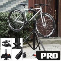 Merkloos Decopatent® PRO Montagestandaard Fiets - 360° Draaibaar - Verstelbaar + Gereedschapsbakje - Fiets Montage Reparatie Standaard -Abus Fiets Deals Store 1200x1200 267
