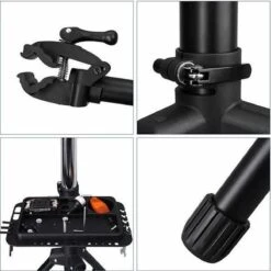 Merkloos Decopatent® PRO Montagestandaard Fiets - 360° Draaibaar - Verstelbaar + Gereedschapsbakje - Fiets Montage Reparatie Standaard -Abus Fiets Deals Store 1200x1200 269