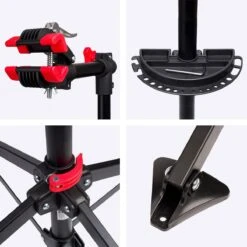 LifeGoods Fiets Montagestandaard - Fietsreparatie Racefiets / MTB - Incl. Stuurhouder - Zwart/Rood -Abus Fiets Deals Store 1200x1200 273