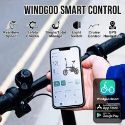 Windgoo B20 V2 - Smart E Bike - APP IOS Android - Elektrische Vouwfiets Zonder Gashandel - 250W - 14 Inch - 25 KM/H - Zwart 29 Windgoo B20 V2 - Smart E Bike - APP IOS Android - Elektrische Vouwfiets Zonder Gashandel - 250W - 14 Inch - 25 KM/H - Zwart -Abus Fiets Deals Store 1200x1200 34