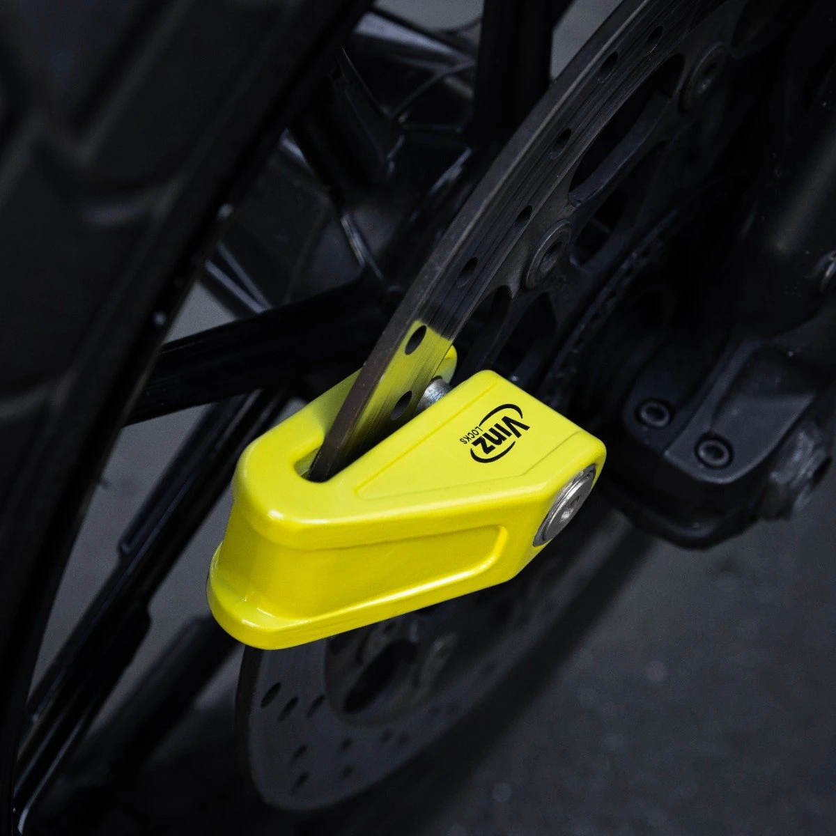 VINZ Baretti Schijfremslot / Motorslot ART4 - Fluor Geel 7 VINZ Baretti Schijfremslot / Motorslot ART4 - Fluor Geel - Afbeelding 7