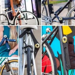 FoldyLock Forever Vouwslot Fietsslot 18/18 Gold Hoge Kwaliteit - Voor Elk Type Fiets - Met Houder 90cm -Abus Fiets Deals Store 1200x1200 80