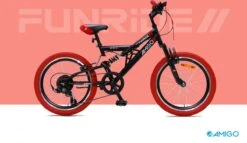 Amigo Fun Ride - Mountainbike 20 Inch - Voor Jongens En Meisjes - Met 7 Versnellingen - Zwart/Rood 14 Amigo Fun Ride - Mountainbike 20 Inch - Voor Jongens En Meisjes - Met 7 Versnellingen - Zwart/Rood -Abus Fiets Deals Store 1200x697 1