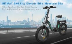 HITWAY E Bike Elektrische Fiets 20 Inch Dikke Band Opvouwbare Elektrische Fiets, 250W/36V/11,2Ah Batterij, Max. Bereik Tot 35-90km, Off-road Mountainbike Met Shimano 7 Versnellingen, Stad EBike Heren Dames -Abus Fiets Deals Store 1200x742
