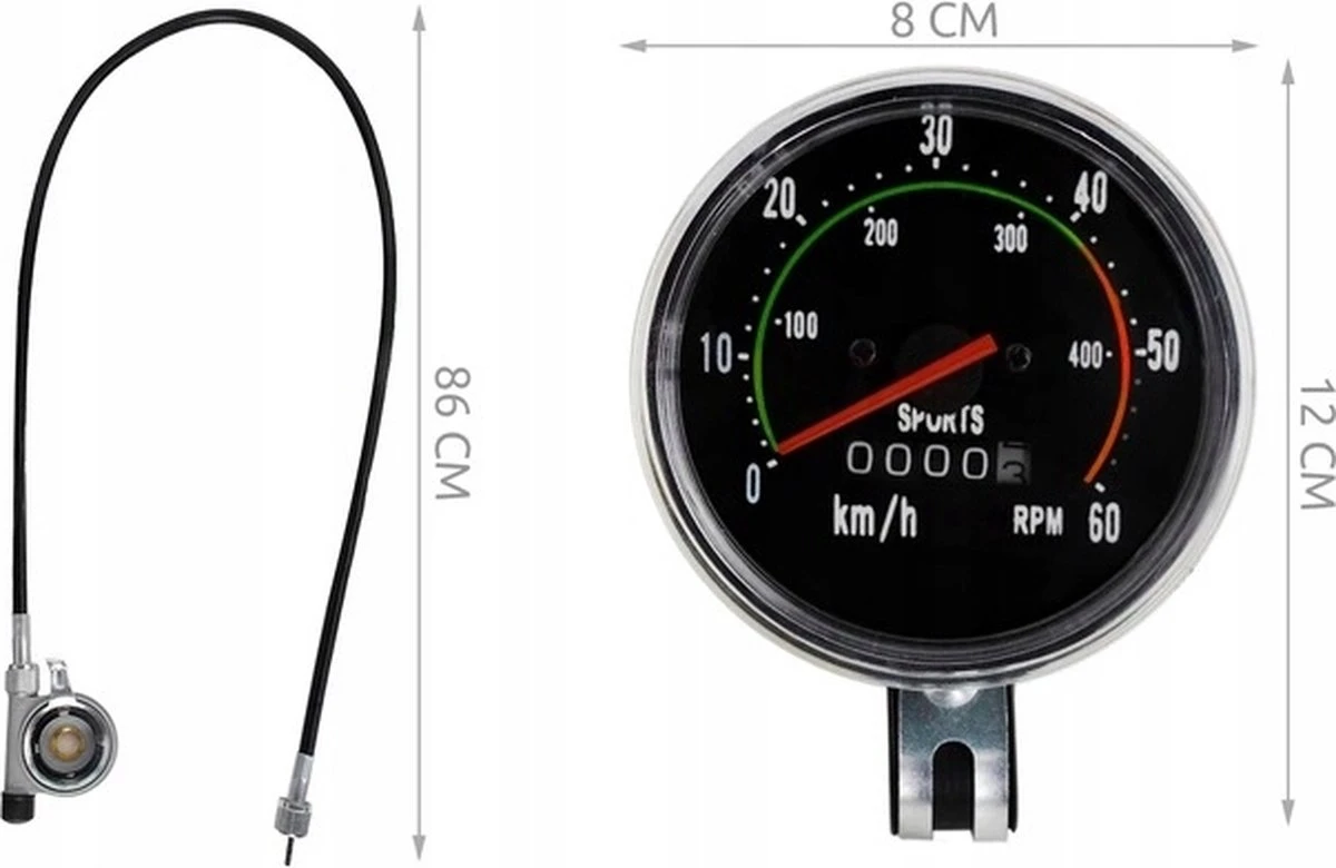 Mechanische Retro Kilometerteller Voor Fietsen - Analoge Fiets Snelheidsmeter - Retro Fietscomputer - Kilometerteller Fiets - Snelheidsmeter Fiets 8 Mechanische Retro Kilometerteller Voor Fietsen - Analoge Fiets Snelheidsmeter - Retro Fietscomputer - Kilometerteller Fiets - Snelheidsmeter Fiets - Afbeelding 8