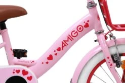 Amigo Sweetheart Meisjesfiets - Kinderfiets 16 Inch - Roze -Abus Fiets Deals Store 1200x800 10
