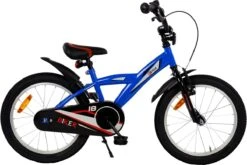 2Cycle Biker Kinderfiets - 18 Inch - Blauw - Jongensfiets -Abus Fiets Deals Store 1200x801