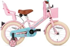 Supersuper Little Miss - Kinderfiets - Meisjesfiets - 14 Inch - Roze