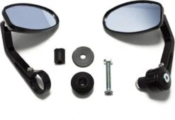 Bar End Spiegels - Motor Spiegels - Stuurspiegel - Universeel - 7/8 ''22mm - Zwart -Abus Fiets Deals Store 1200x827 1