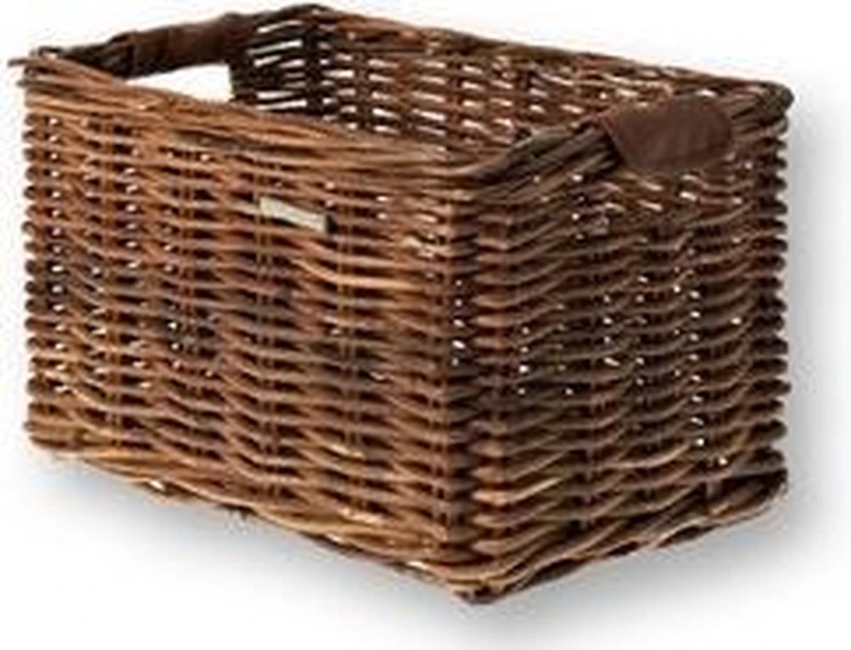 Basil Denton Fietsmand L - Voor - Rotan - Grijs - Large 14 Basil Denton Fietsmand L - Voor - Rotan - Grijs - Large - Afbeelding 14