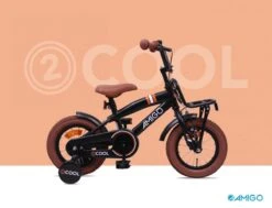 Amigo 2Cool Jongensfiets - Kinderfiets 12 Inch - Matzwart 23 Amigo 2Cool Jongensfiets - Kinderfiets 12 Inch - Matzwart -Abus Fiets Deals Store 1200x920