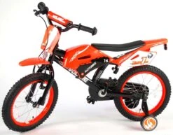 Volare Motorbike Kinderfiets - Jongens - 16 Inch - Oranje - 95% Afgemonteerd -Abus Fiets Deals Store 1200x938