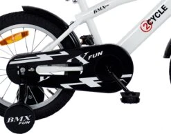 2Cycle BMX-Fun Kinderfiets - 16 Inch - Wit - Jongensfiets -Abus Fiets Deals Store 1200x941