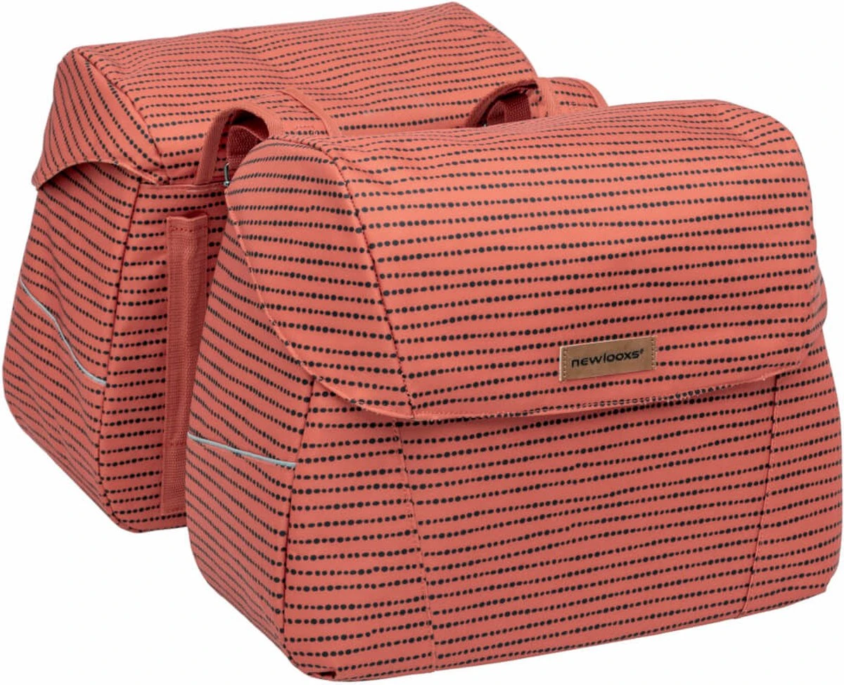 New Looxs Forest Joli Dubbele Fietstas - 37 Liter - Blauw 7 New Looxs Forest Joli Dubbele Fietstas - 37 Liter - Blauw - Afbeelding 7