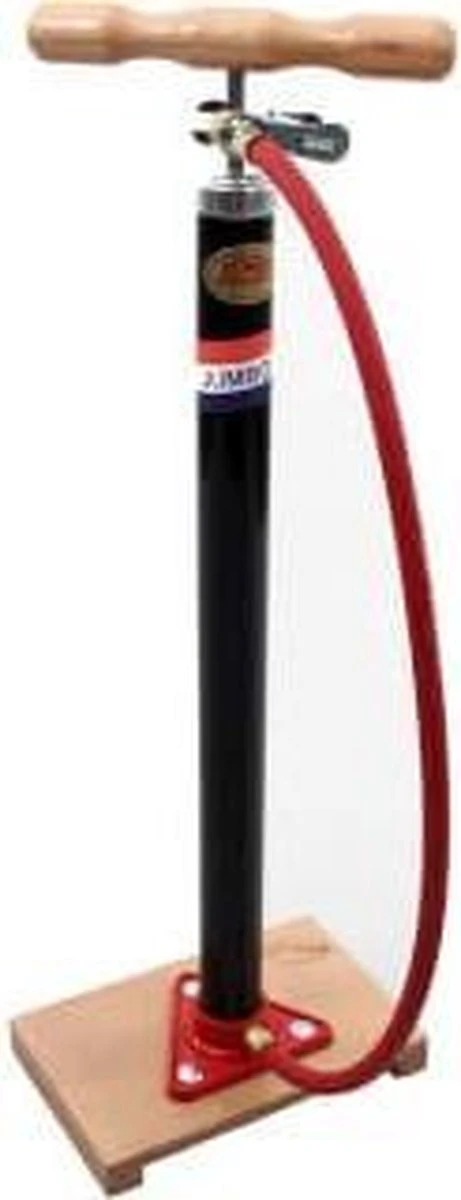 Jumbo Pomp - Fietspomp - Plank En Slang - Zwart 8 Jumbo Pomp - Fietspomp - Plank En Slang - Zwart - Afbeelding 8