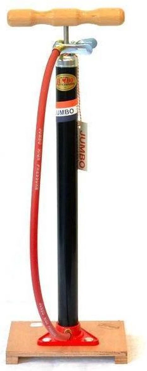 Jumbo Pomp - Fietspomp - Plank En Slang - Zwart 7 Jumbo Pomp - Fietspomp - Plank En Slang - Zwart - Afbeelding 7